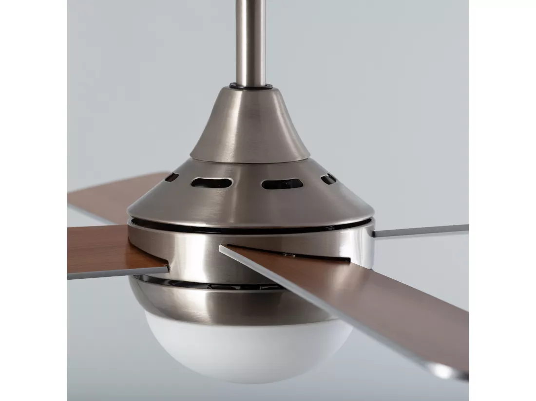 Ventilateur de Plafond Navy Niquel 110cm WiFi Nickel