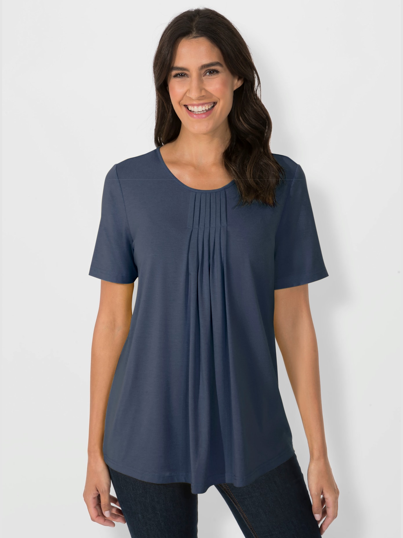 T-shirt à encolure ronde viscose