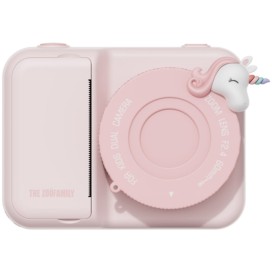 the zoofamily kindercamera met thermische printer zoo print - eenhoorn