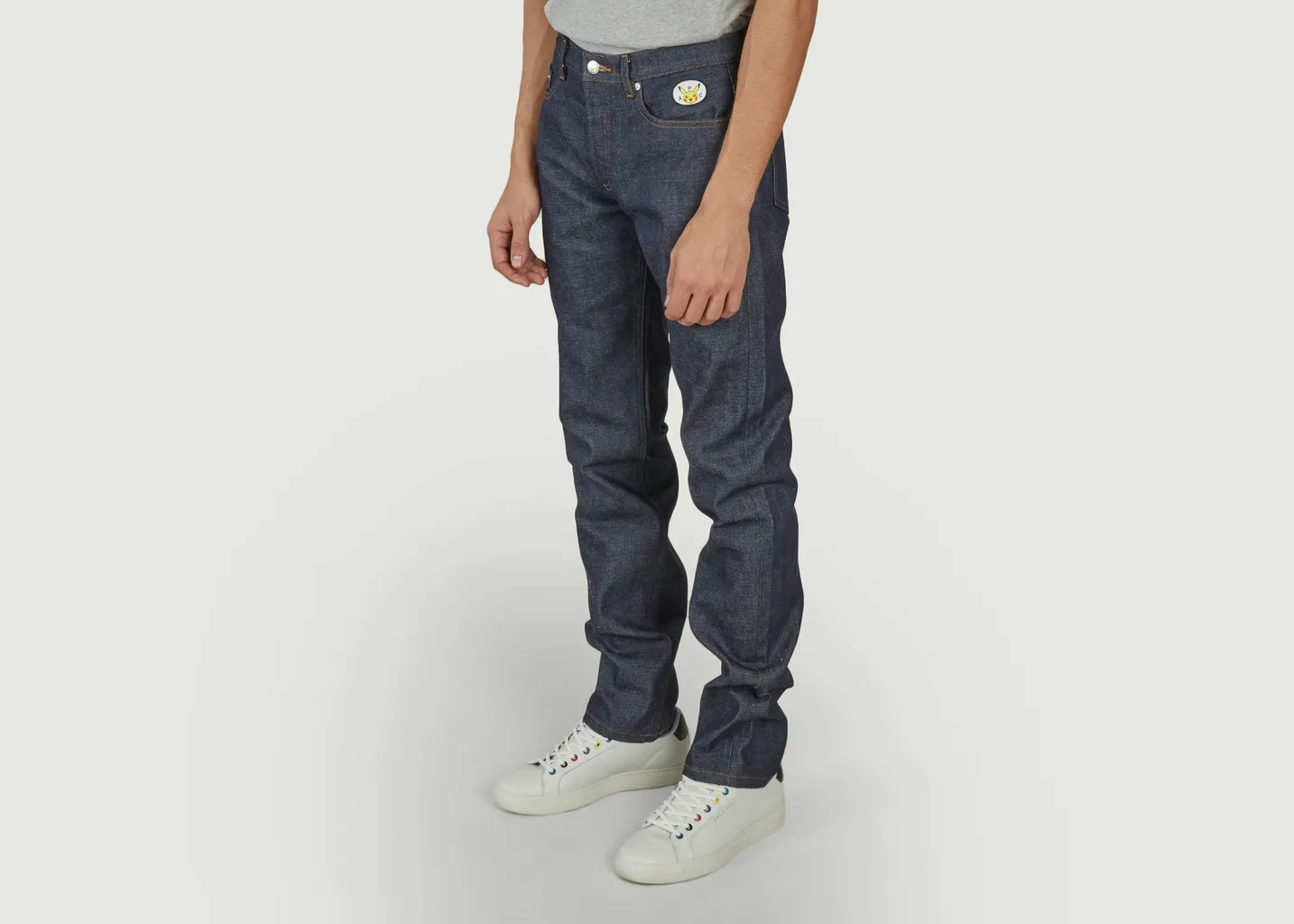 Jean droit New Standard avec patch Pokémon x A.P.C. A.P.C.