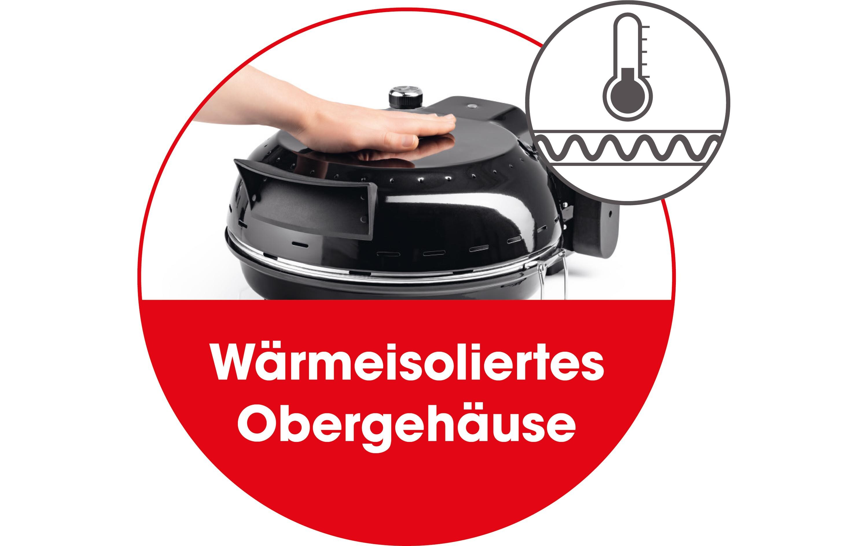 Pizzaofen Ø 30 cm, SchwarzPizza-Maker
