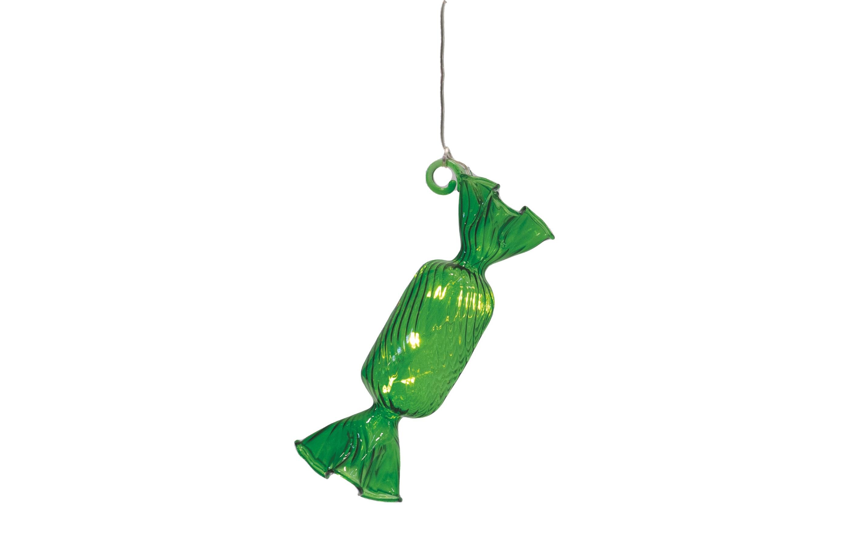 Weihnachtskugel Bonbon Hannah, 12 cm, GrünWeihnachtsbonbon aus Glas
