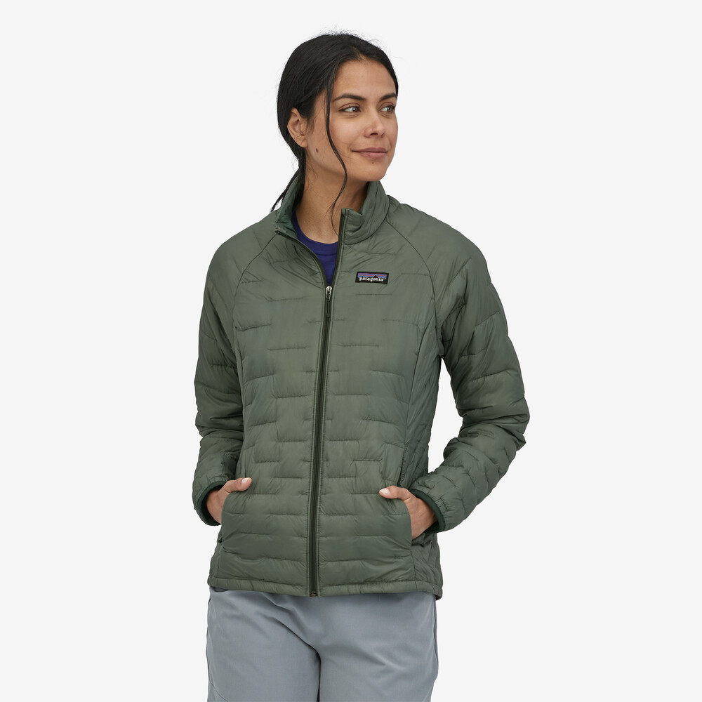 Damen-Mikro-Daunenjacke