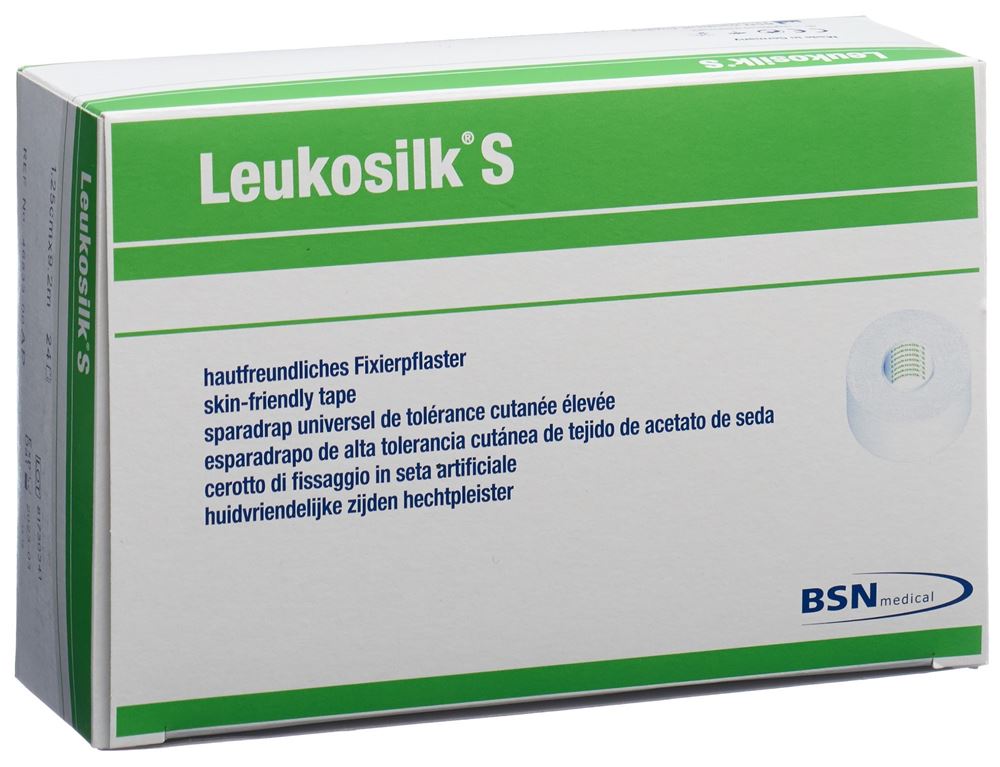 LEUKOSILK Heftpflaster 9.2mx1.25cm weiss 24 Stk