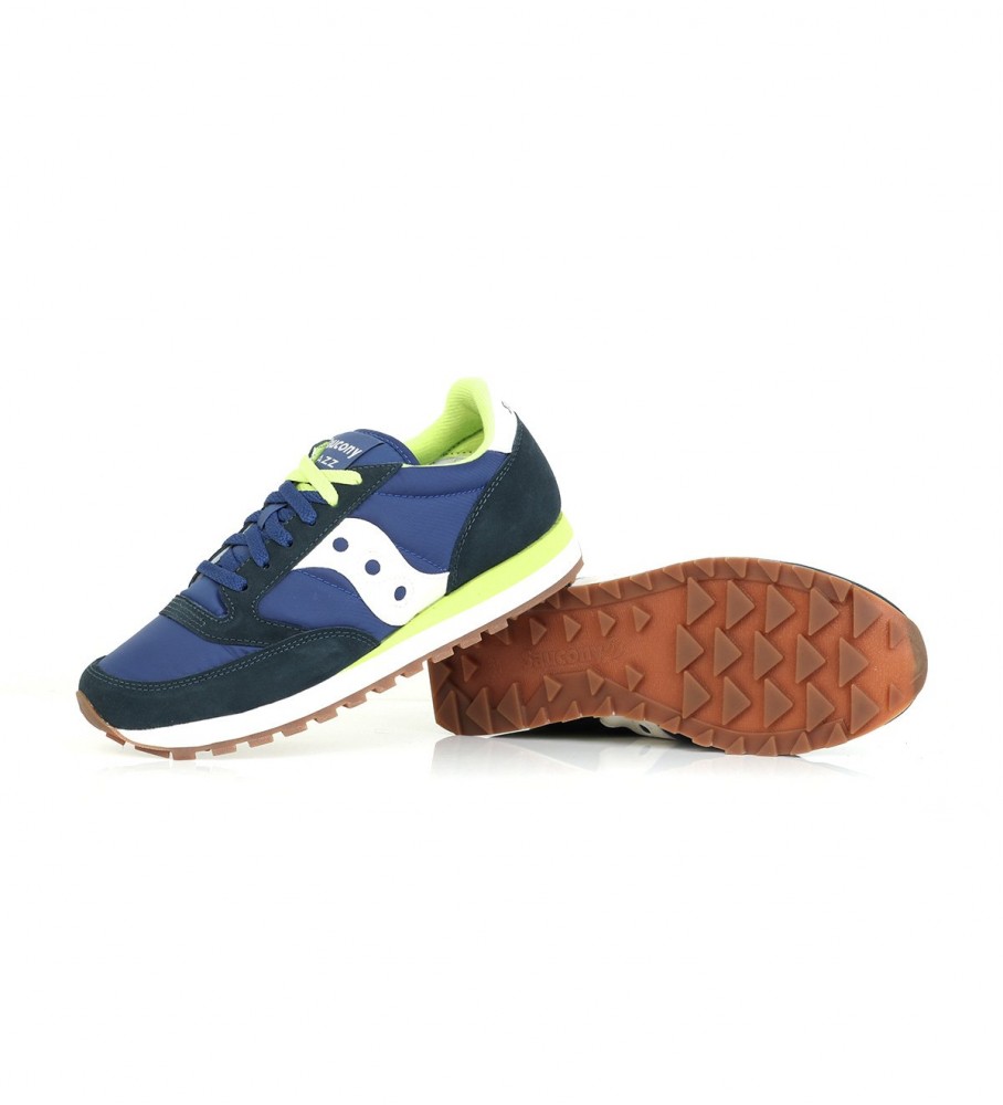 Tênis Saucony Jazz Original em couro, azul