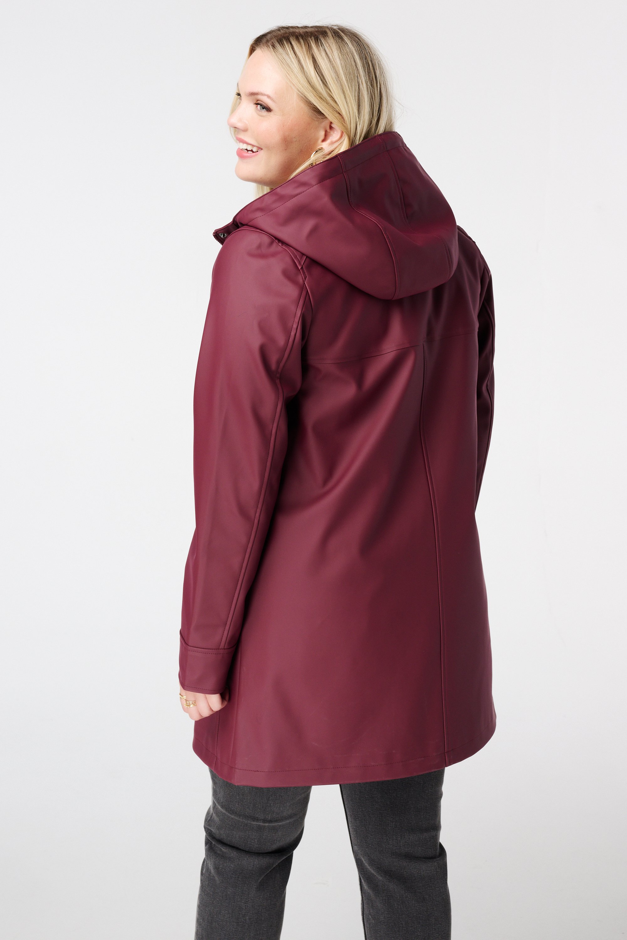 Regenjas met capuchon Bordeaux
