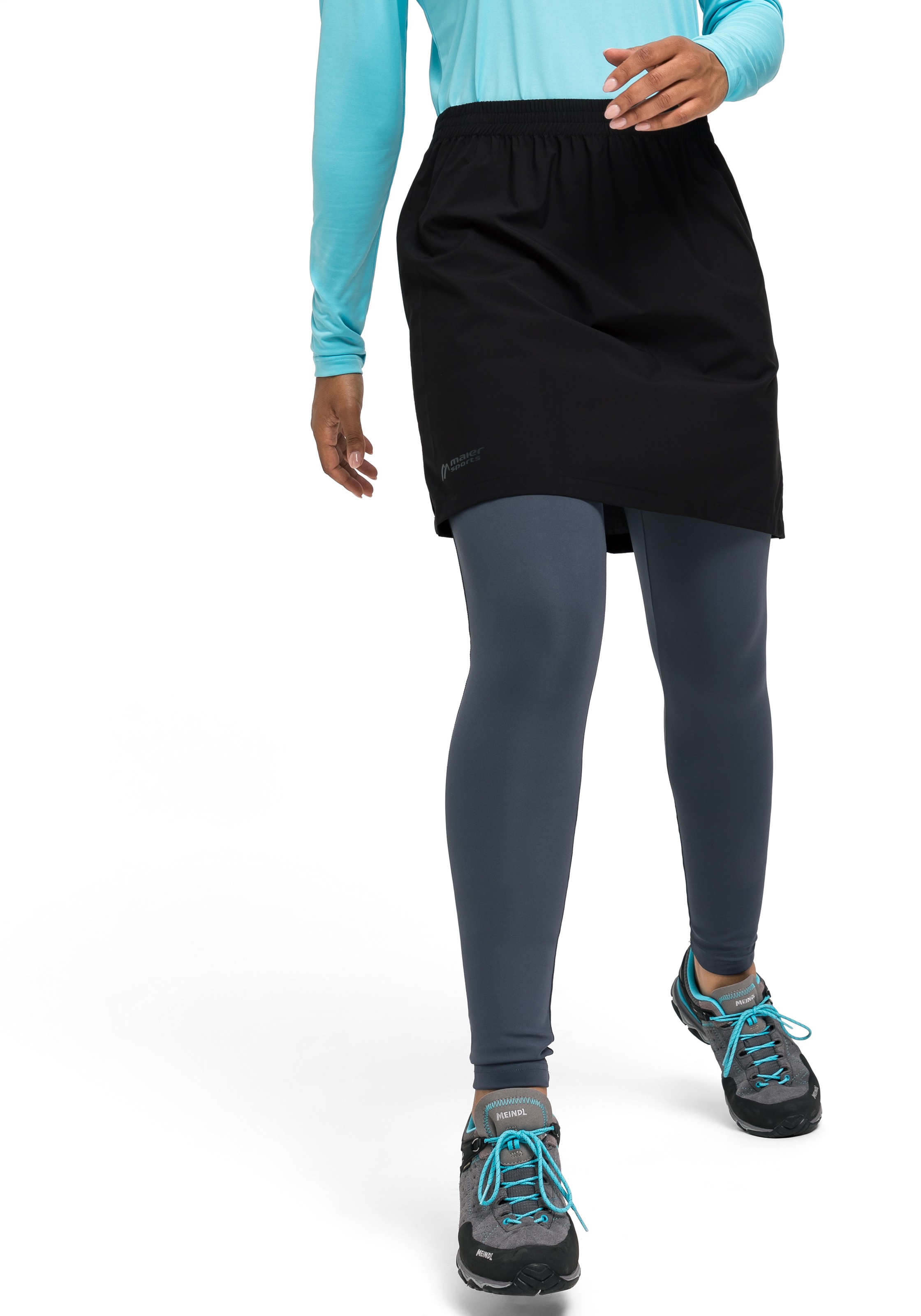 Maier Sports Sommerrock »Raindrop SkirtW«, wasserabweisender Regenrock mit elastischem Bund