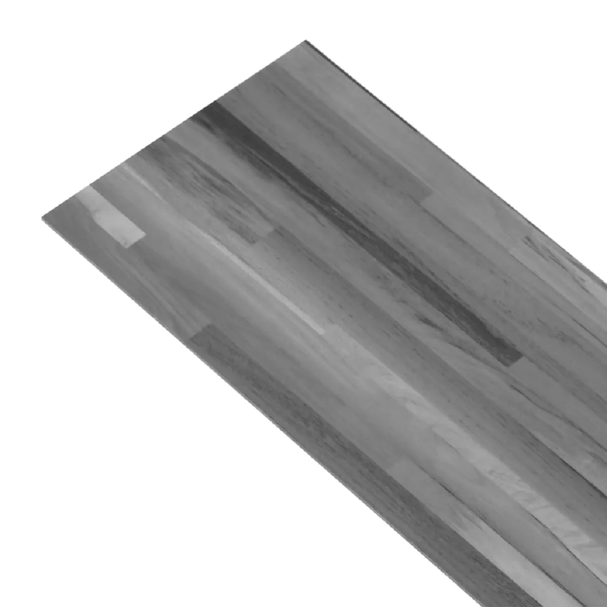 vidaXL Dalles plancher autoadhésif 4,46 m² gris rayé