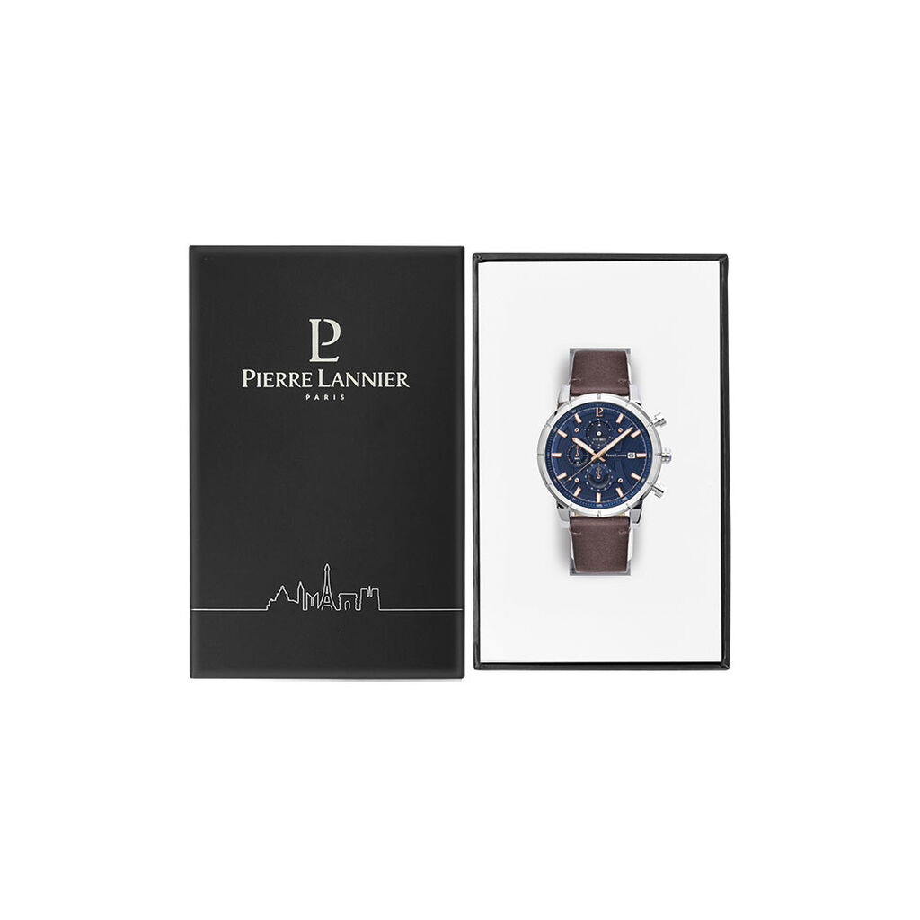Montre Pierre Lannier Criterium Bleu