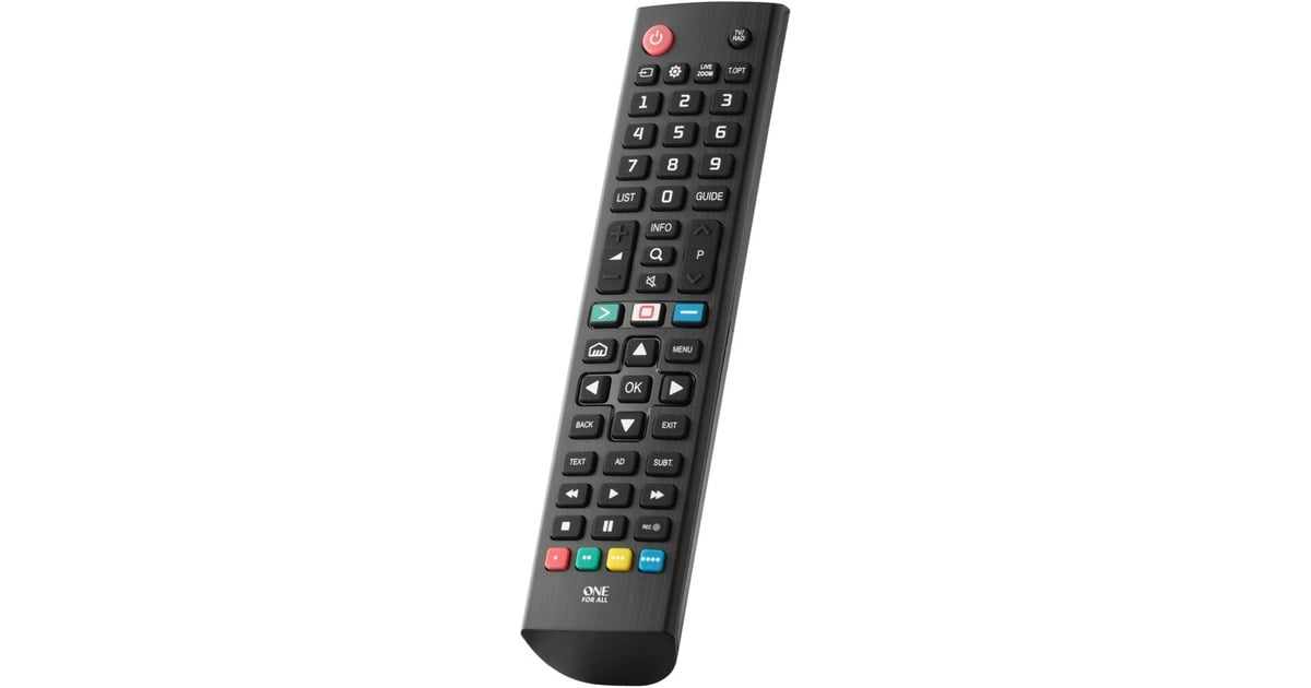 One for allLG TV Replacement Remote afstandsbediening  (Zwart)