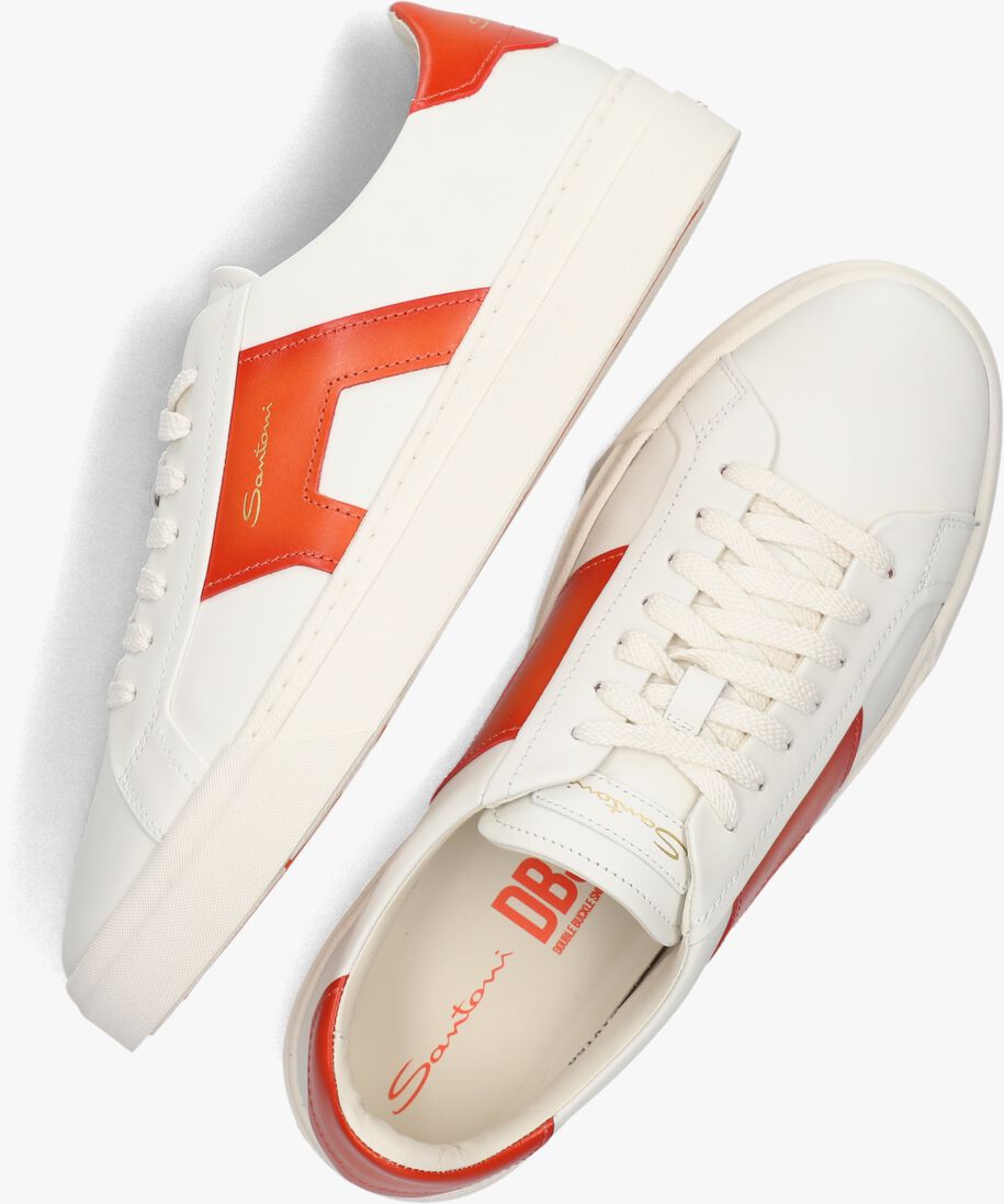 witte santoni lage sneakers gloria 21779