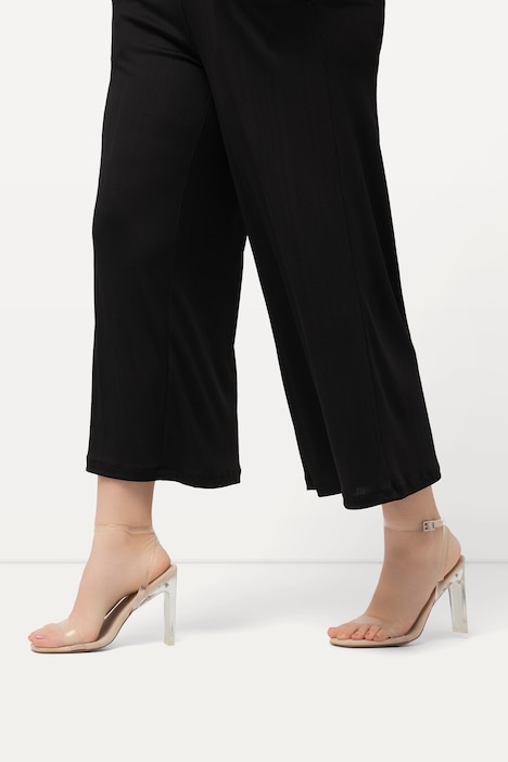 Culotte, Struktur, wadenlang, gerades Bein, Elastikbund