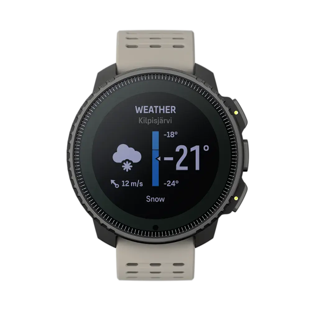 Suunto Vertical Solar Steel GPS Sporthorloge Beige