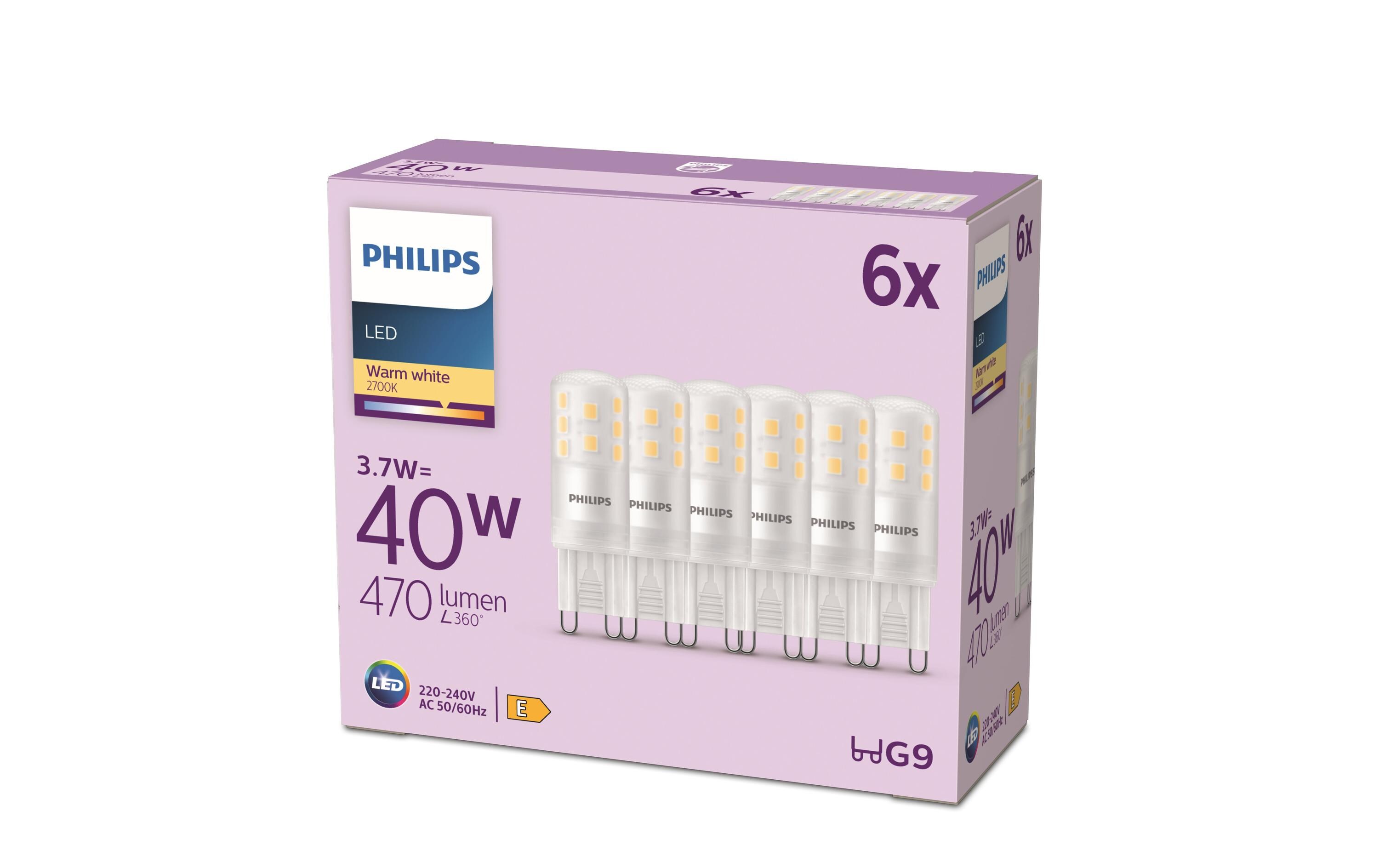 LED Brenner, 40W, G9 x 6, 2700K WarmweissLeuchtmittel