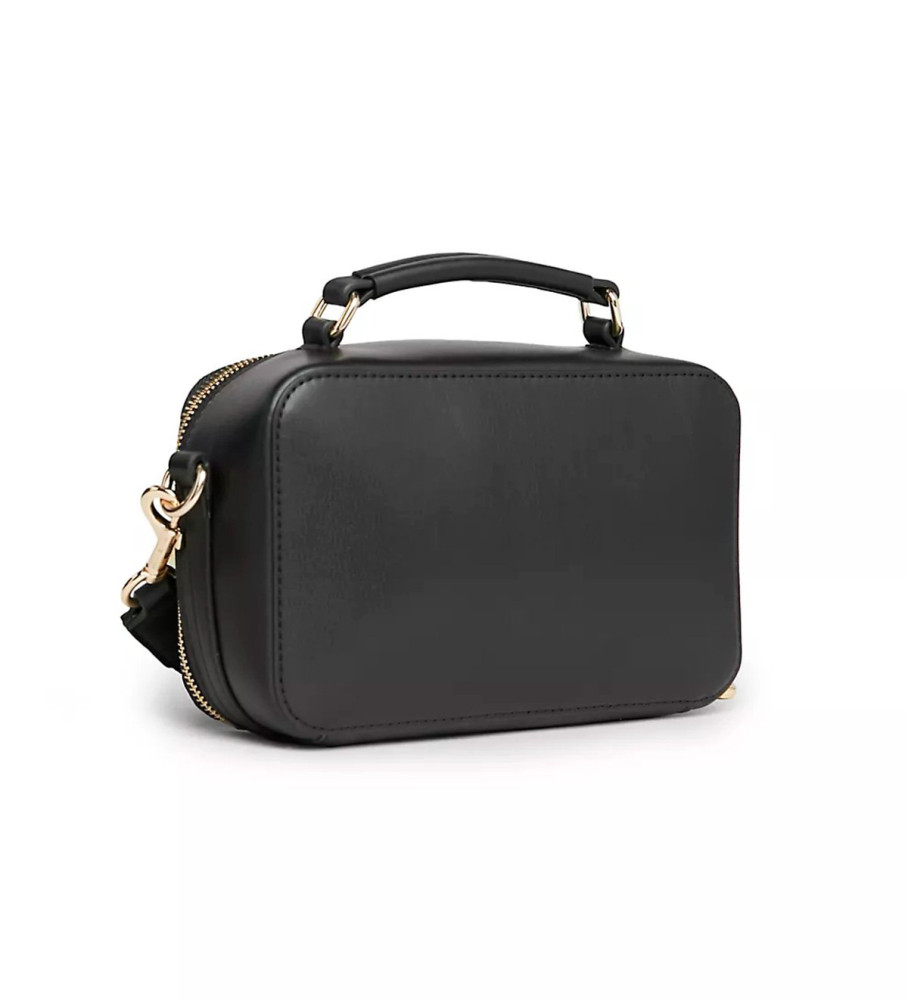Bolsa de ombro icônica Tommy Hilfiger, preta