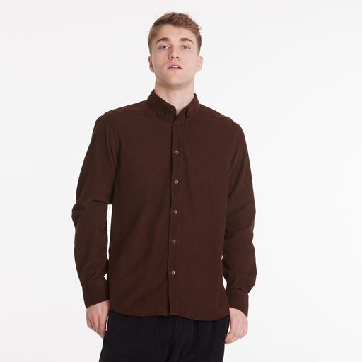 By Garment Makers Vincent Corduroy Skjorte, Beaver, XXL