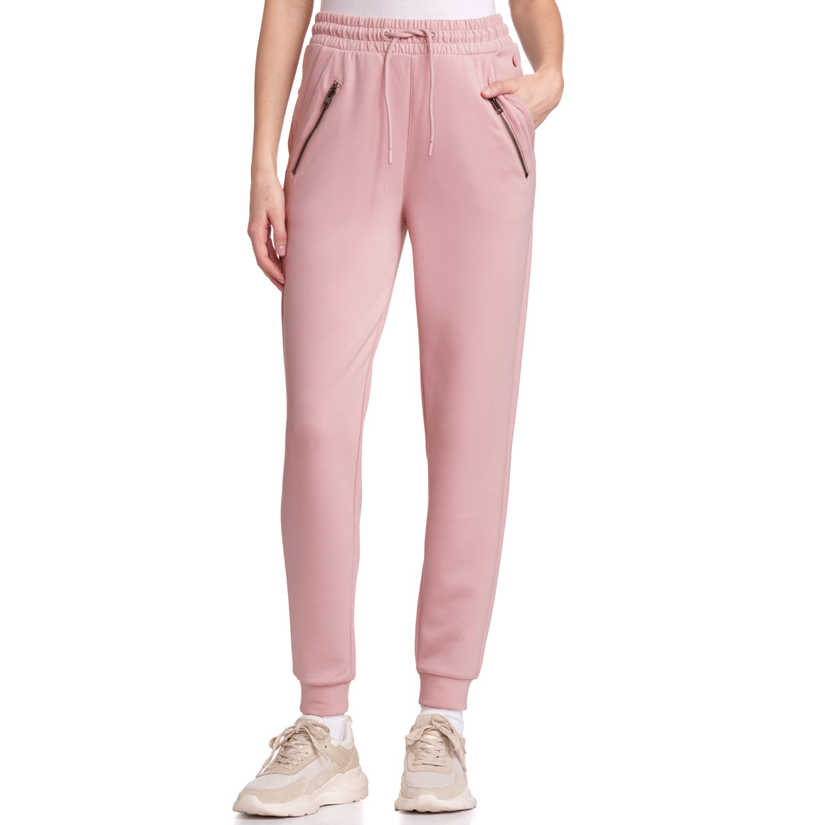 Gina Collection Damen Jogginghose aus Modal-Mix rosa