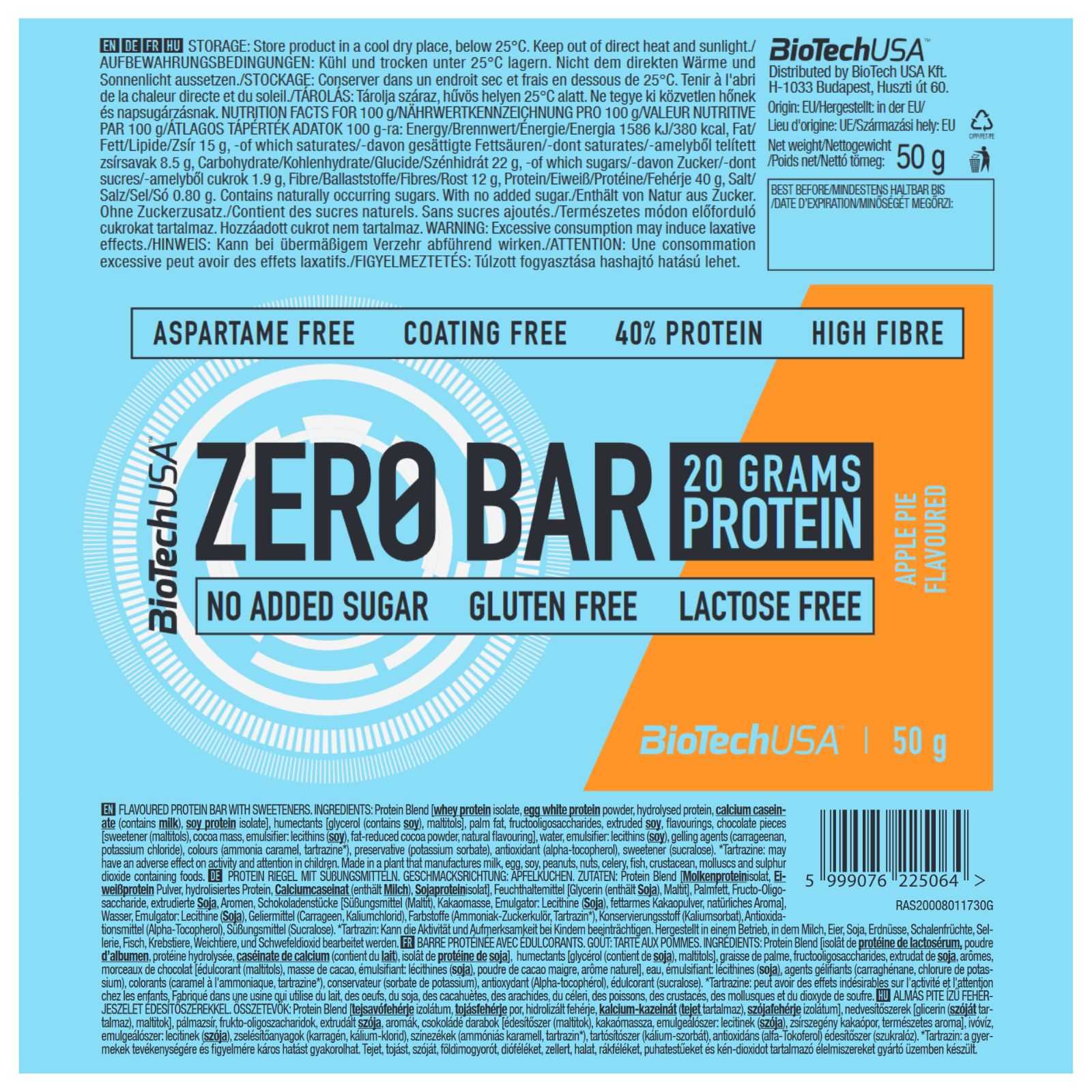 Barra Zero Biotech USA 50 g