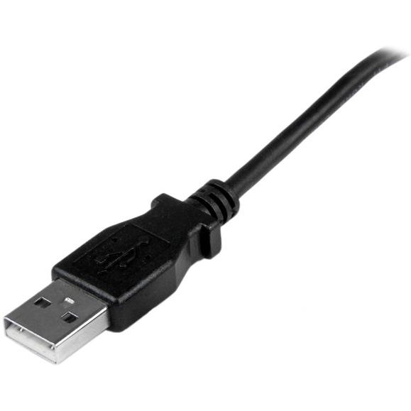 StarTech.com Câble Micro USB 1 m - A vers Micro B coudé 90° vers le haut