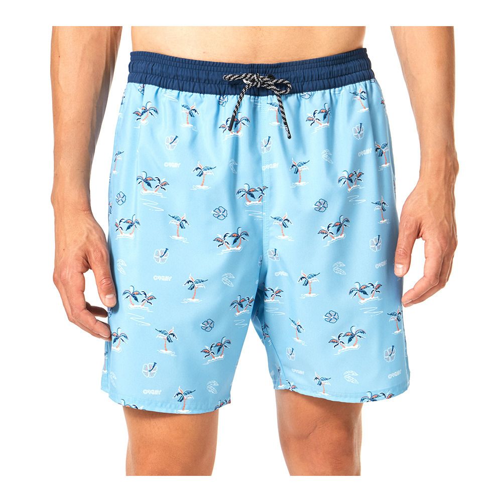 Oakley TROPICS B1B RC 18 - Short de bain Homme aviator tropical palms