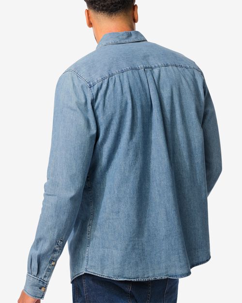 chemise homme jean bleu