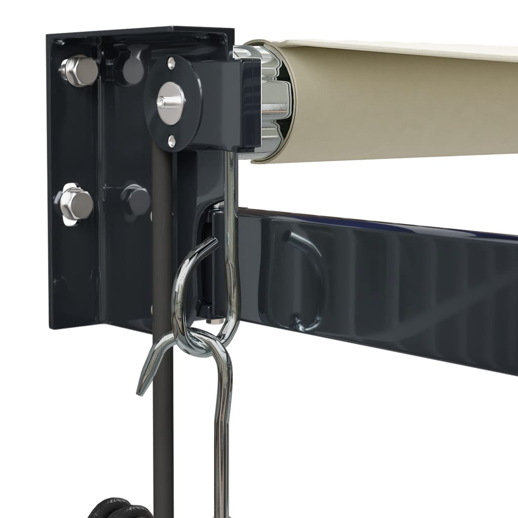 Auvent rétractable automatique crème 5x3 m