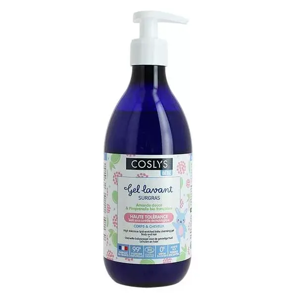 Gel de Limpeza Ultranutritivo para Bebê Coslys 500ml