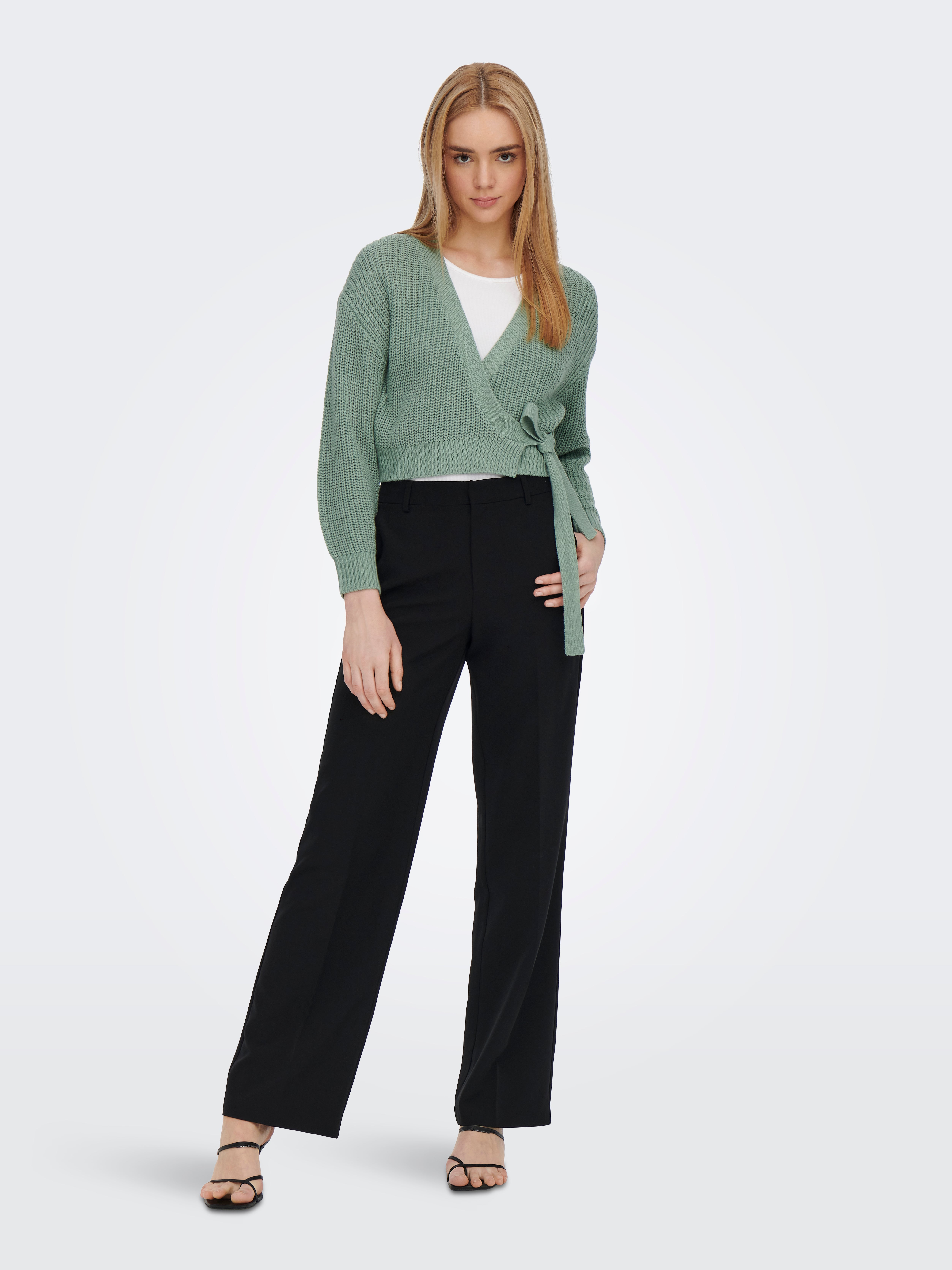 ONLBREDA Strickjacke Chinois Green