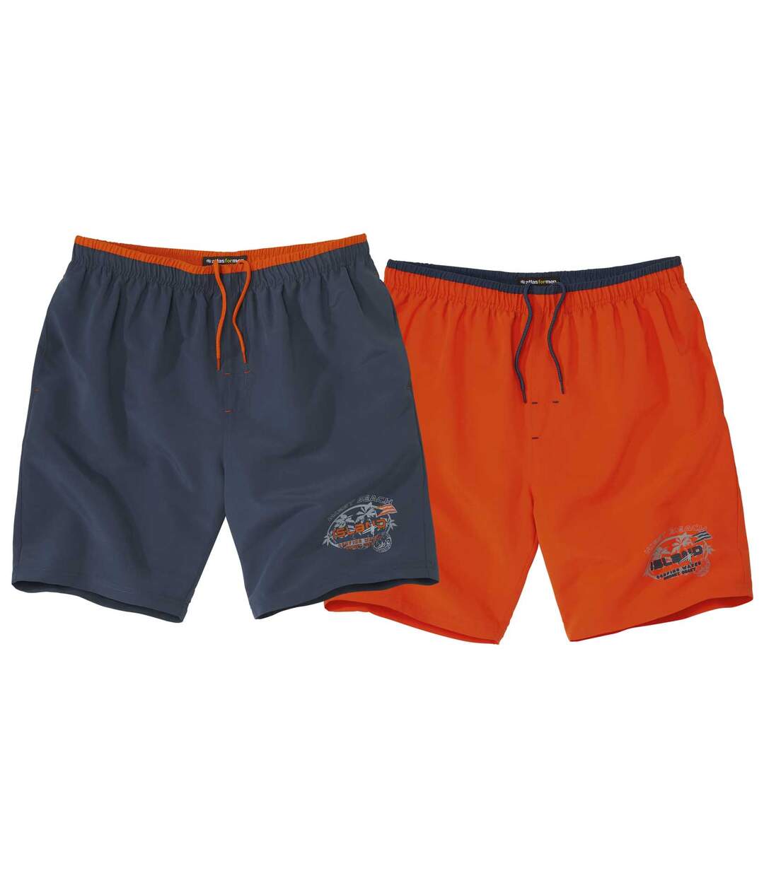 Lot de 2 Shorts de Bain Island