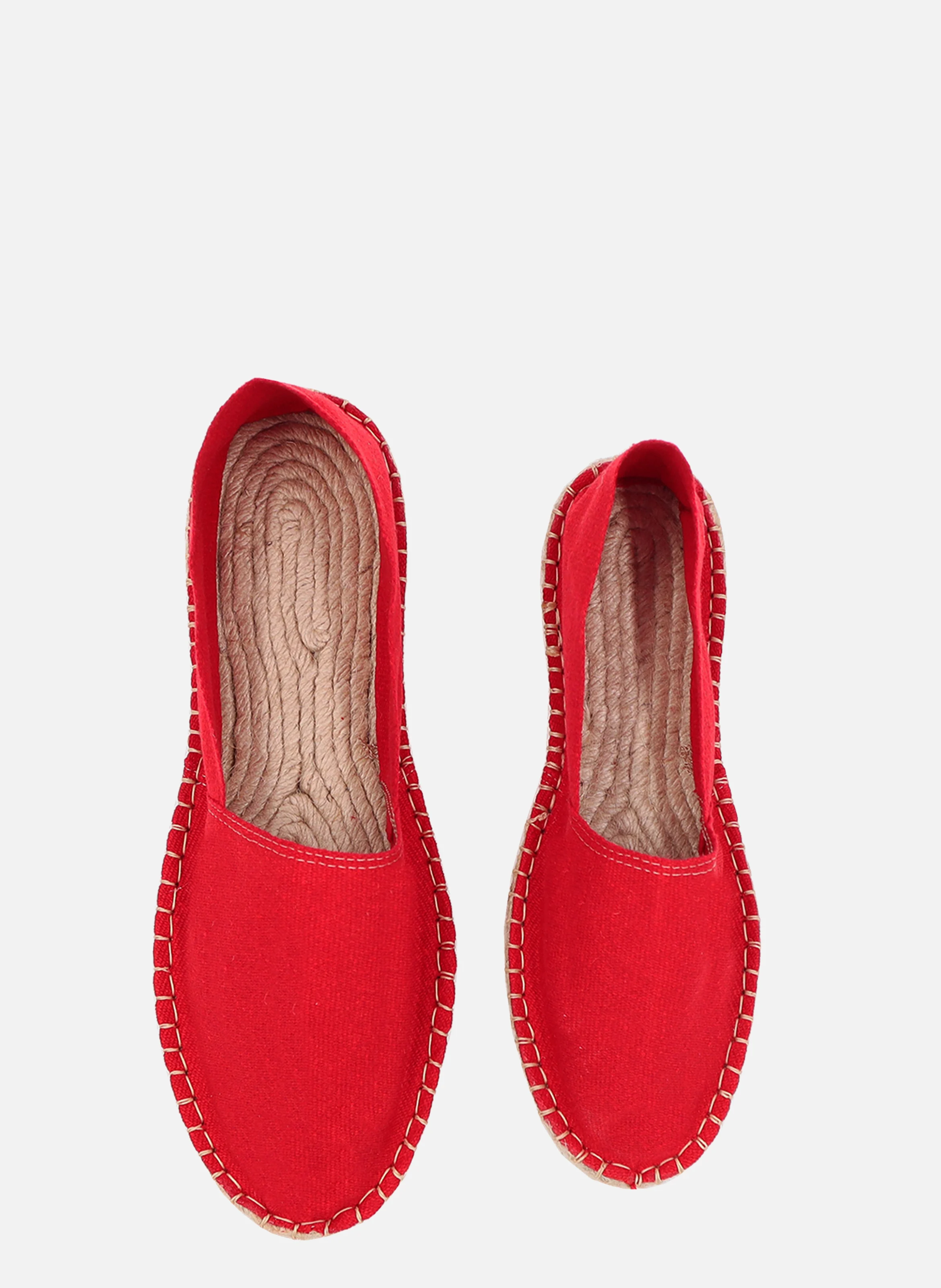 Espadrilles toile | Rouge