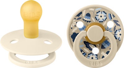 BIBS x Liberty Colour Bobo Smokk 1-Pack Lateks Str 2, Ivory Mix