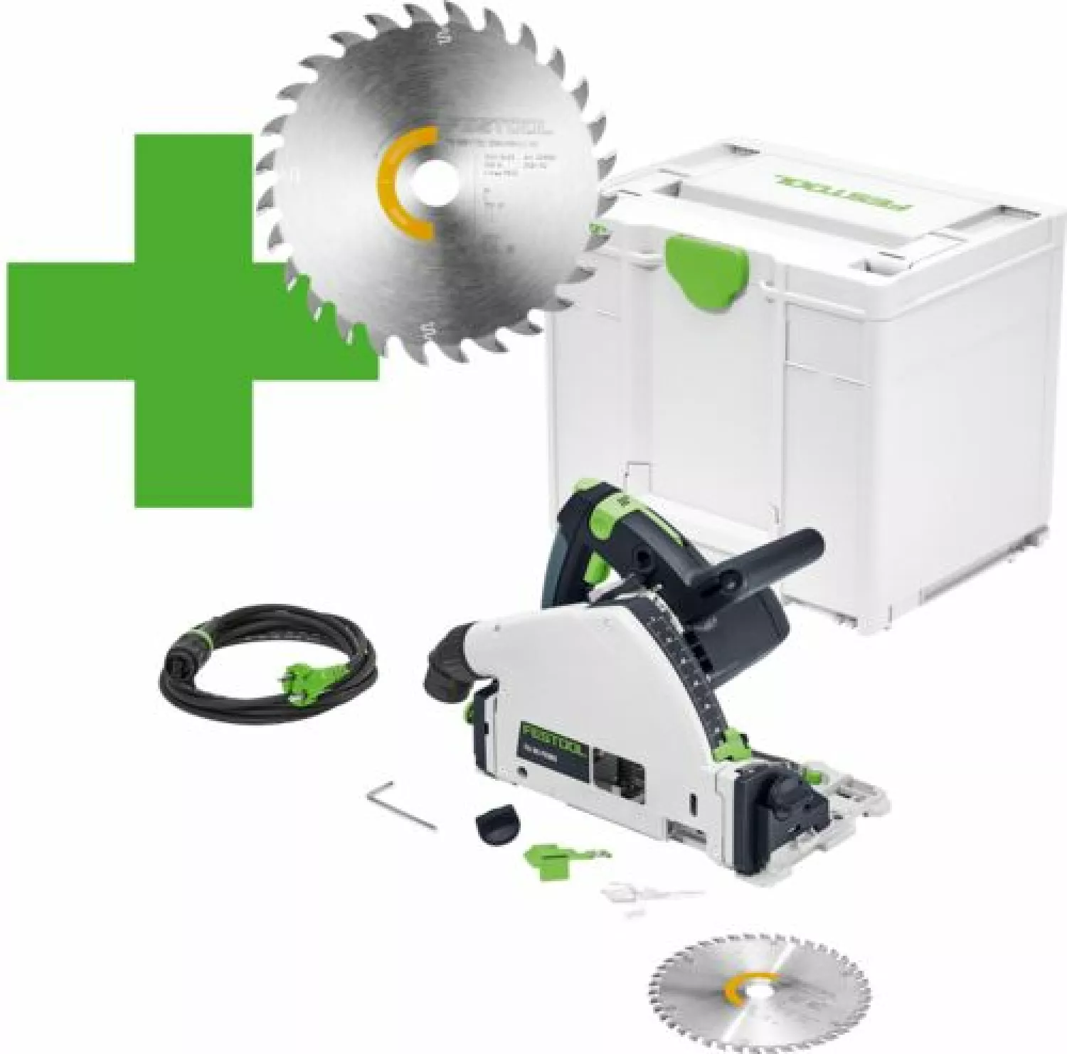 Festool TS 55 F-Plus Master Edition 1200W Invalcirkelzaag in Systainer