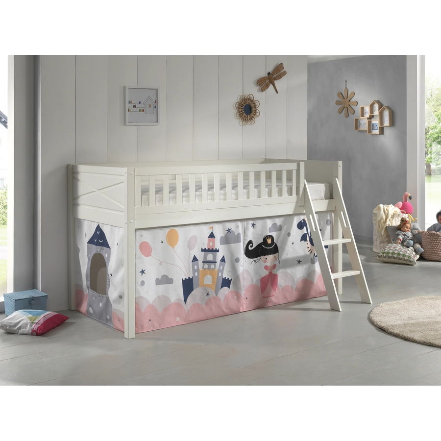 VIPACK Spielbett SCOTT Princess Sophie weiß