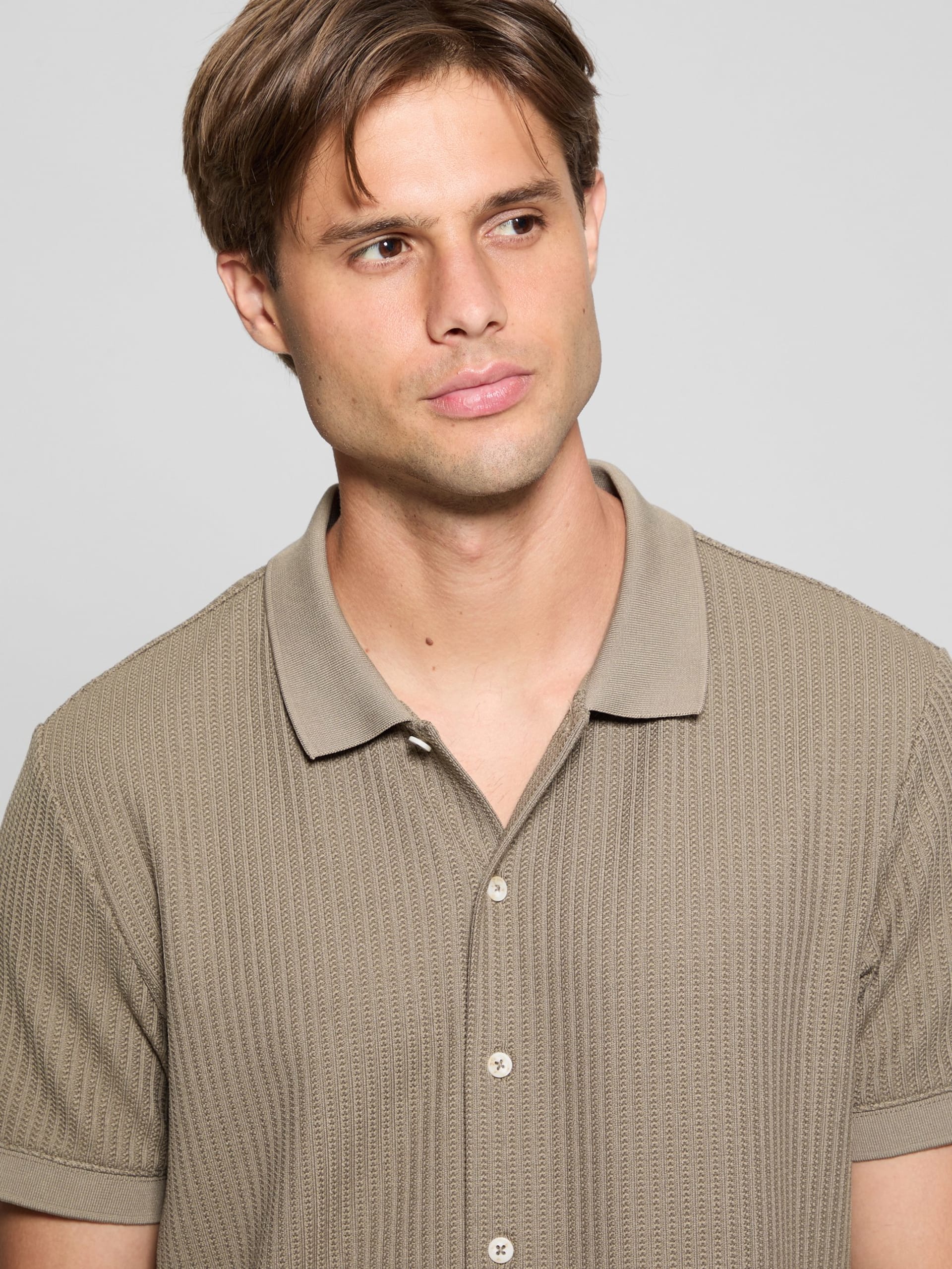 Camisa de malha Pointelle