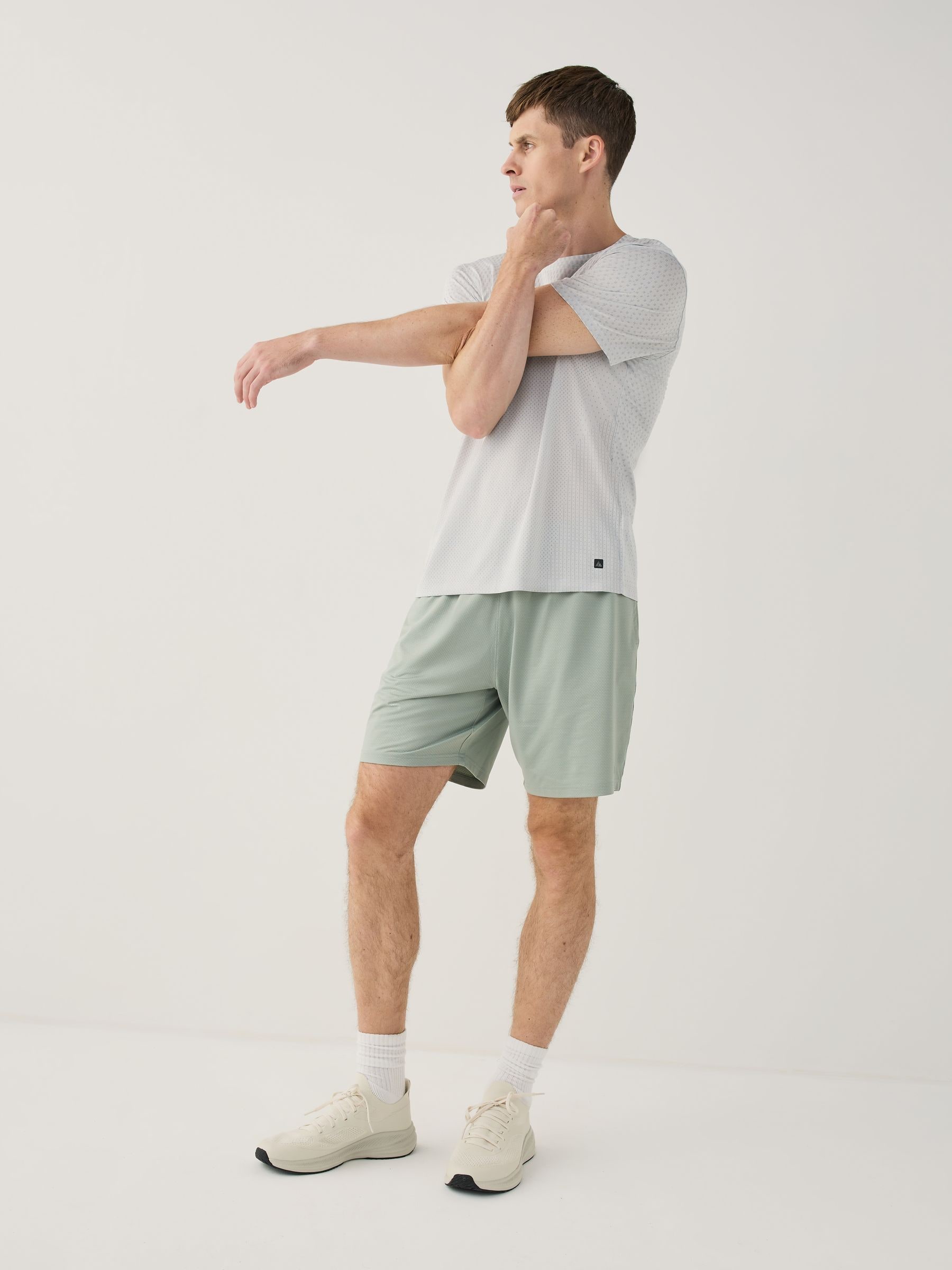 Grijs-groen - Active Gym Textured Training Shorts
