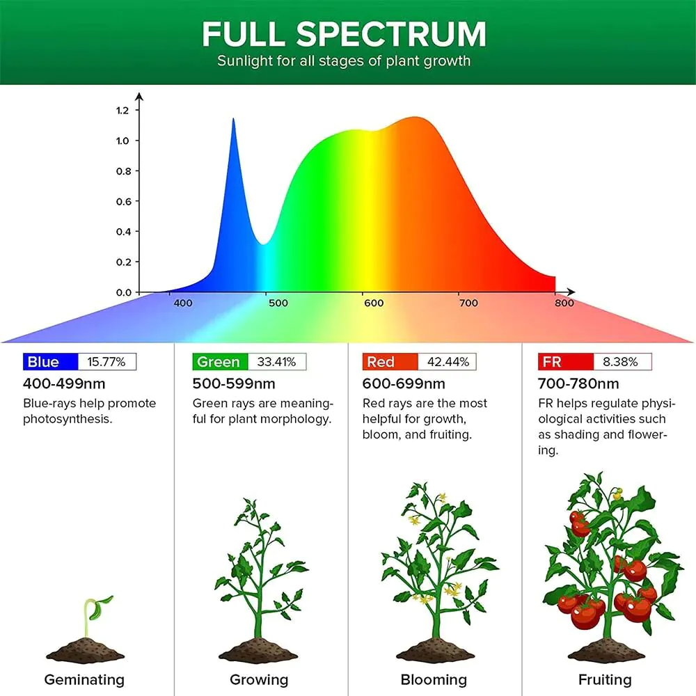 (10W) E27 17 LED's Grow Light Glühbirne Pflanzen Licht Full Spectrum Wachstumslicht für Pflanzen / Samen / Blüten (LE5527) - Kaltweiss