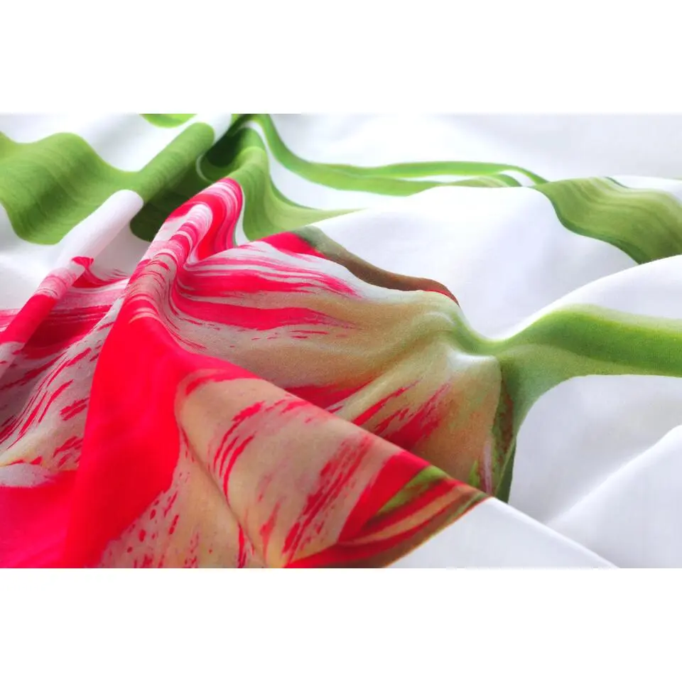 Papillon dekbedovertrek Tulips - 140x200/220 cm - Wit