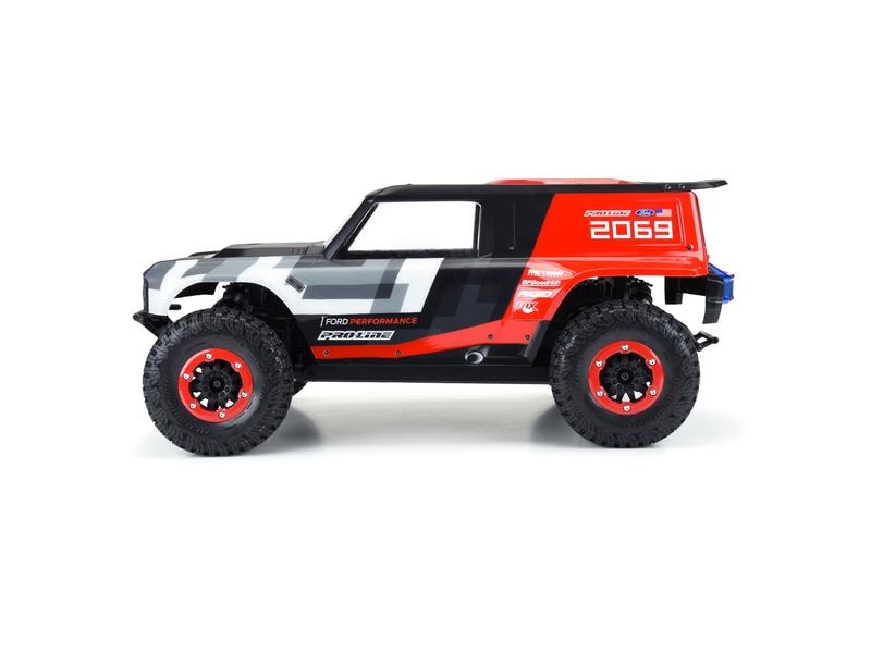 Proline Karosserie Ford Bronco R unlackiert, 1:10 Ford Bronco Race Truck Karosserie für SCT