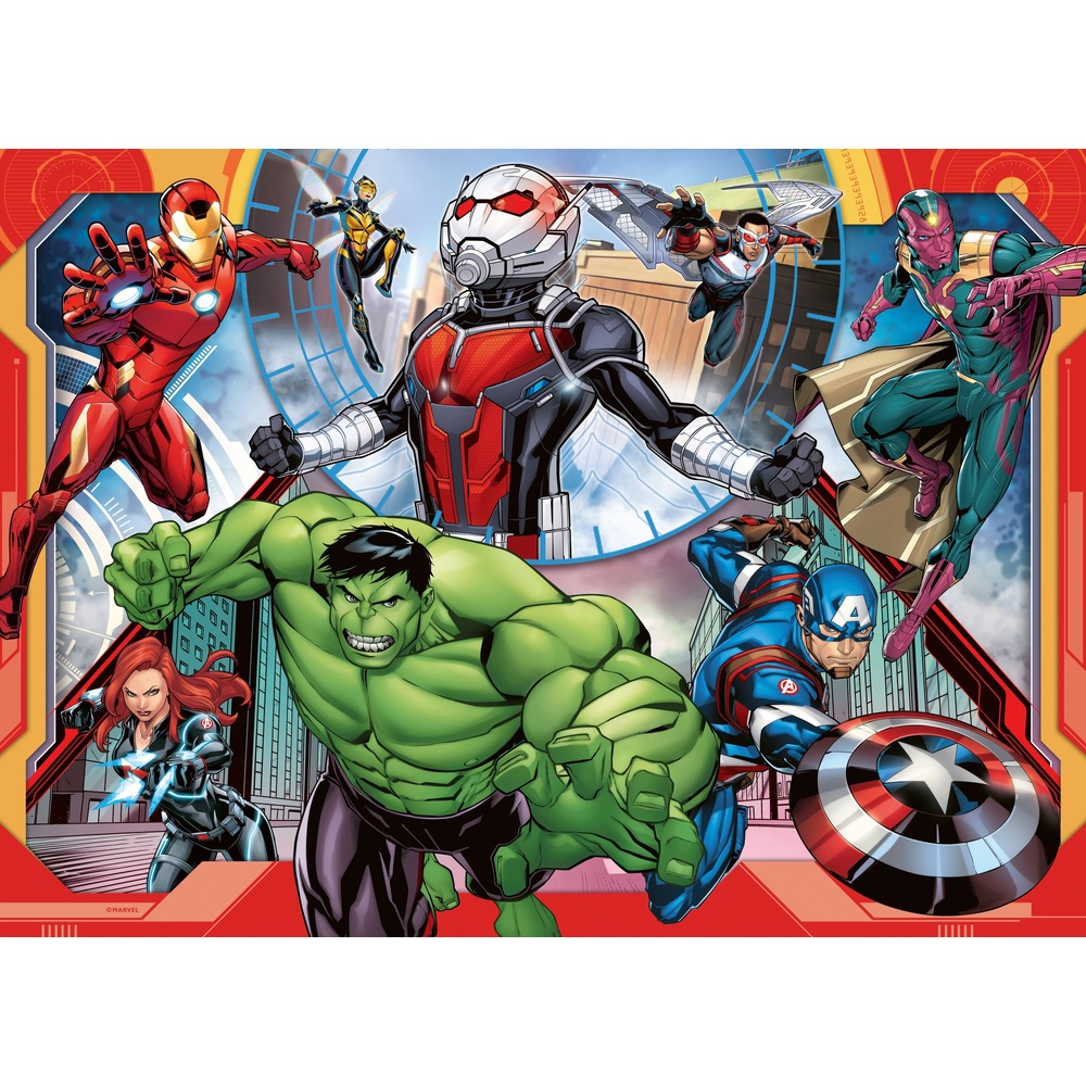 Ravensburger Marvel Avengers Assemble 4 x 100-teiliges Puzzle-Set