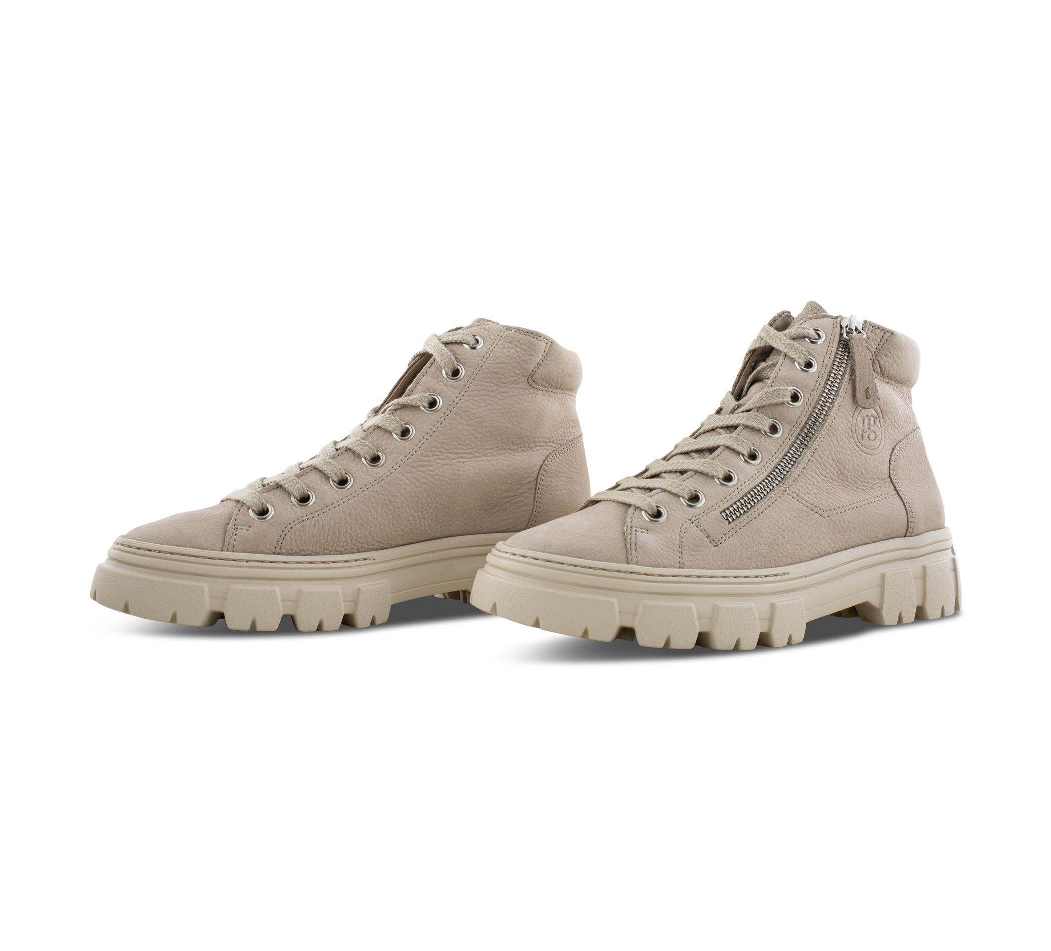 Paul Green 5210 - Schnürstiefel beige/taupe