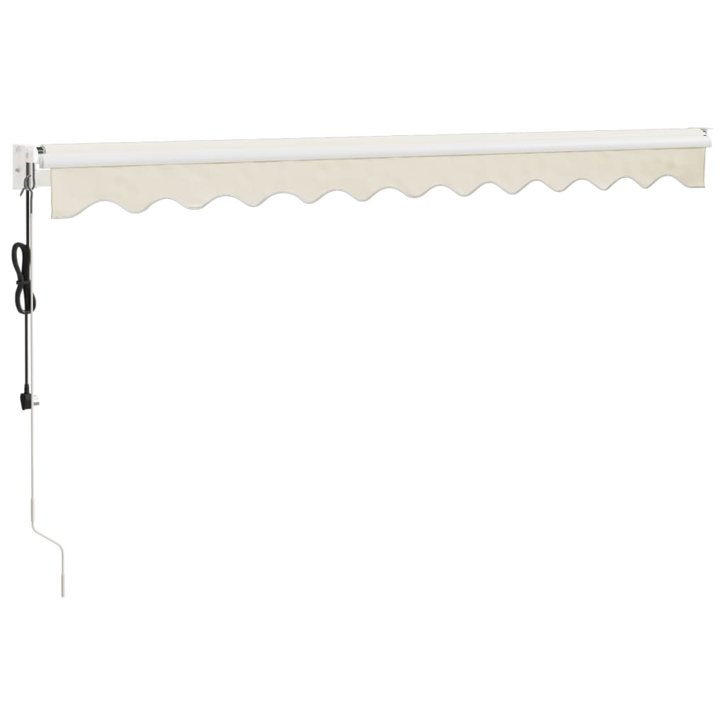 Auvent rétractable automatique crème 3,5x2,5 m