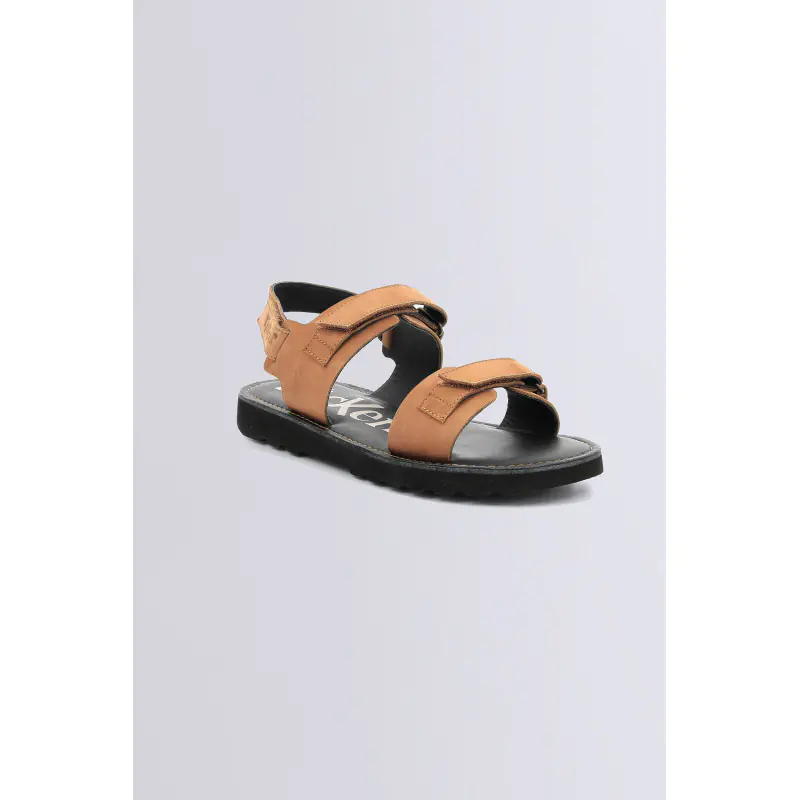 Kick neos Camel SANDALES Cuir Homme