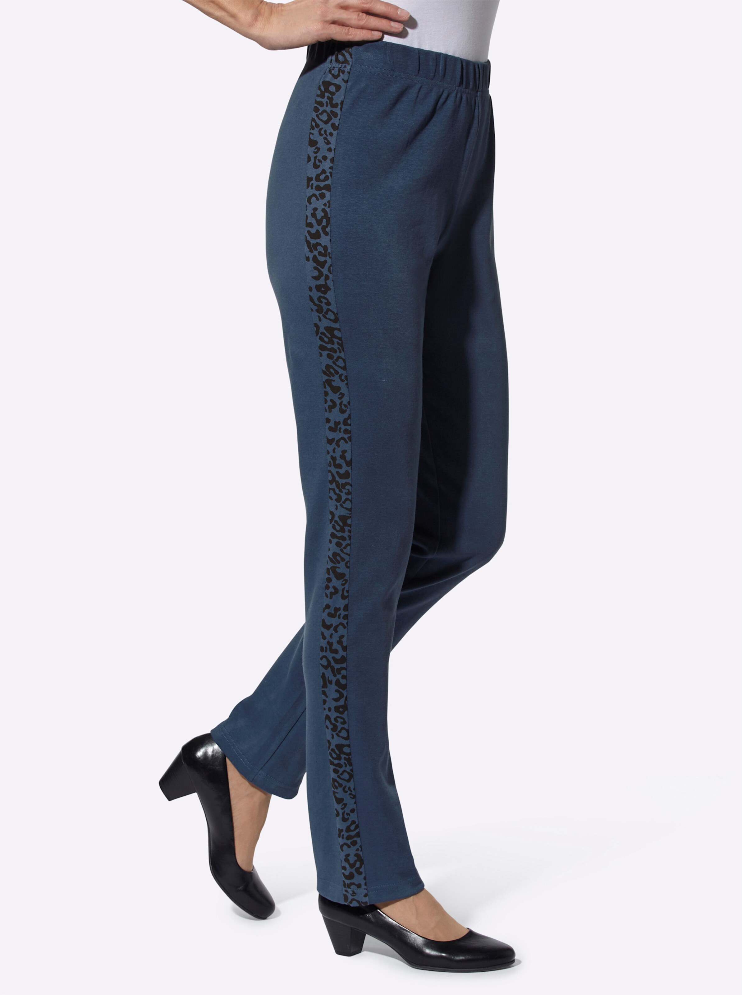 Jerseyhose in dunkelblau
