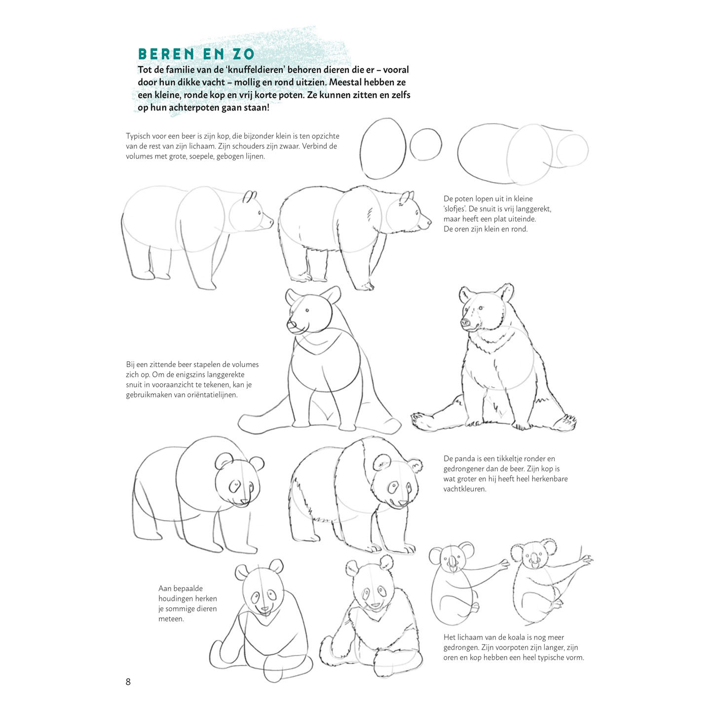 Stap voor Stap Dieren Leren Tekenen