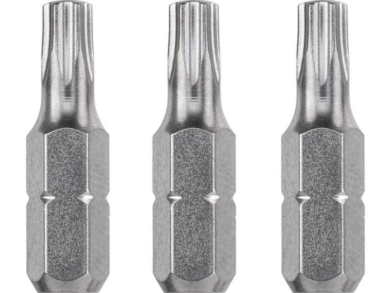 kwb Bit-Set 1/4 Torx T 25 3-teilig Standard Schraubendreher-Bit 1/4 Torx T 25