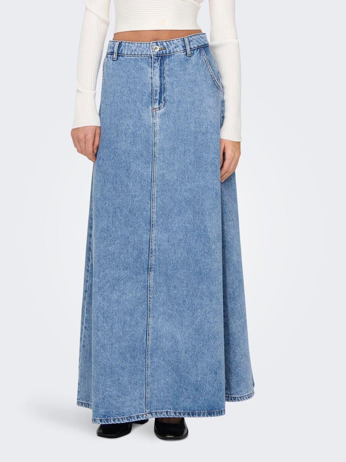 ONLLIZA Jeansrock Light Blue Denim