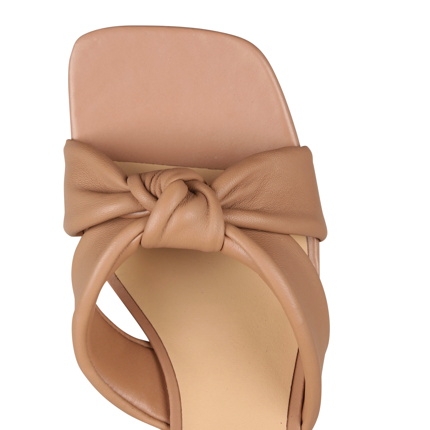 COURTLITE DBT - Sandales hautes à talons en cuir| Bleu