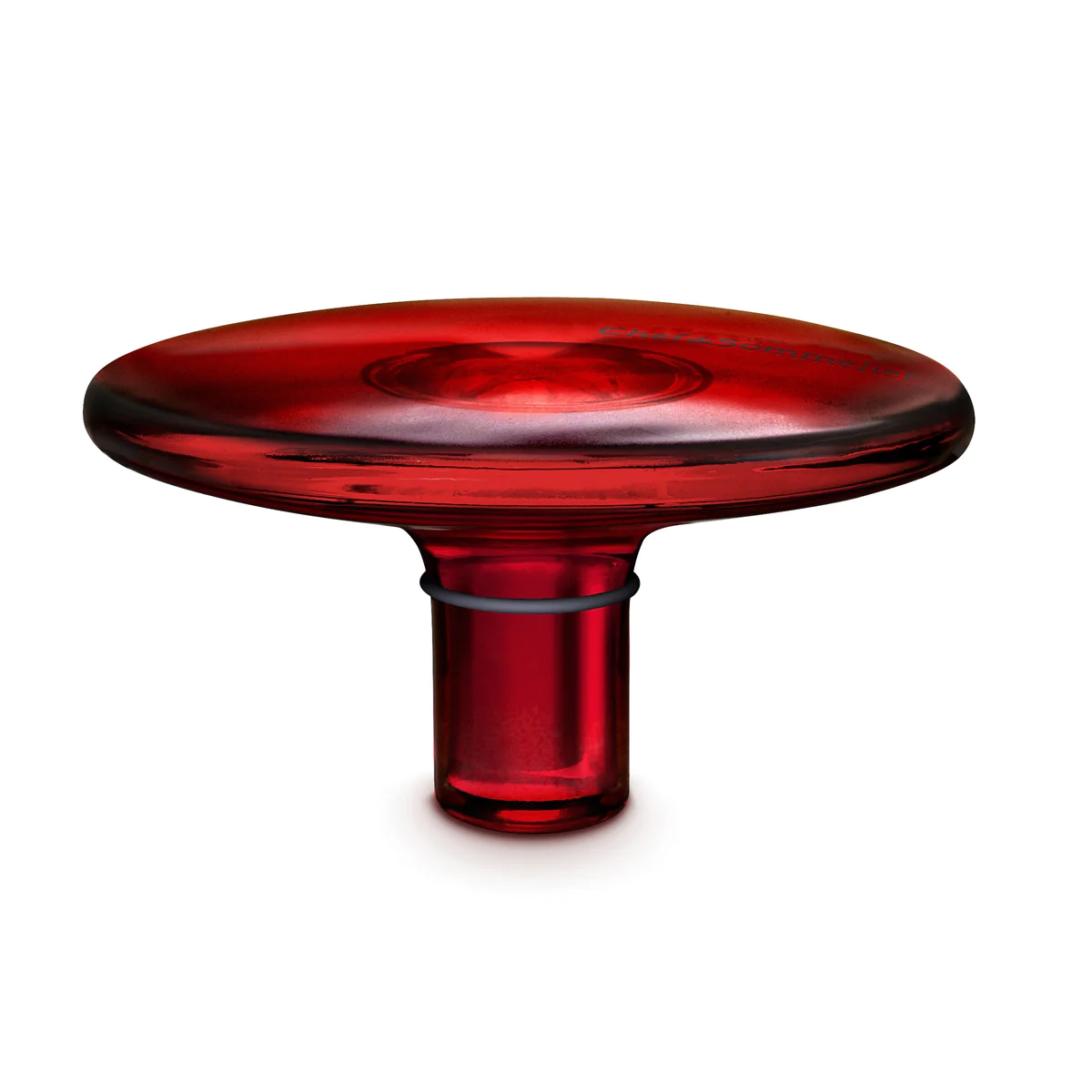 Blanc & Rouge - Bouchons en verre blanc & rouge Chef et sommelier