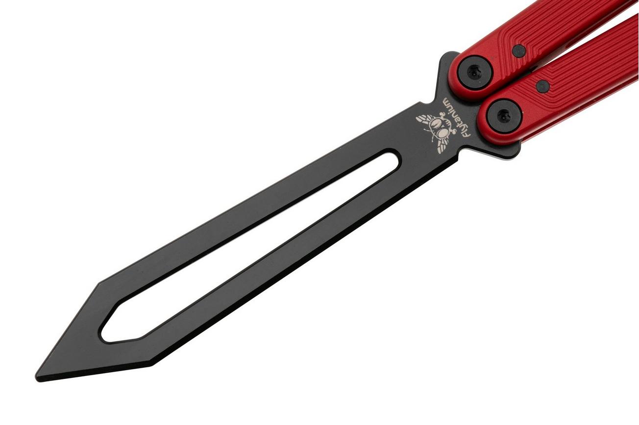 Flytanium Zenith Trainer 2.0 1385LRB Black, Lava Red Aluminum, vlindermes trainer