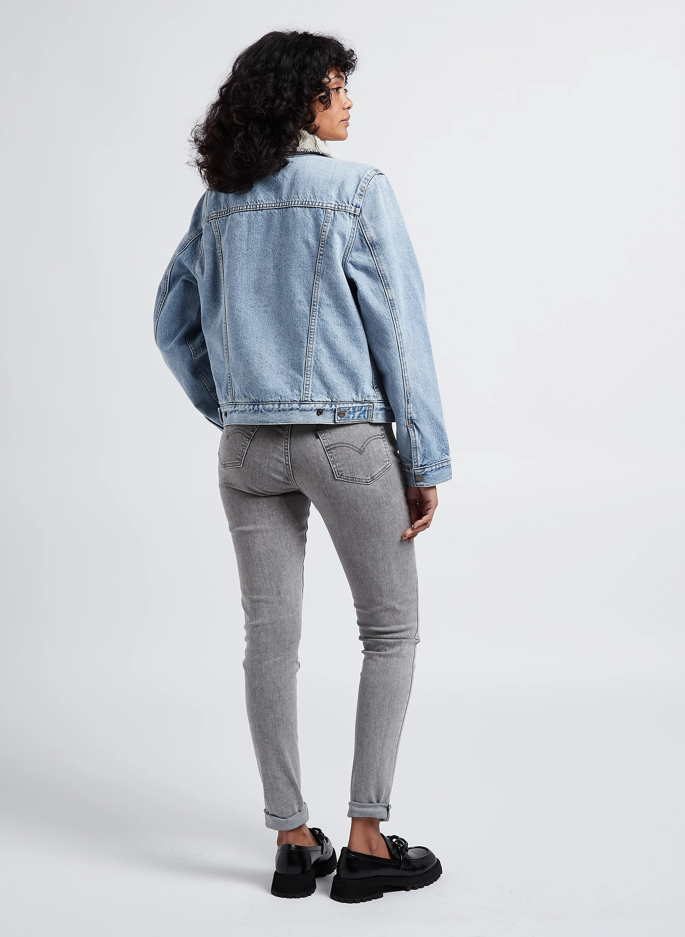 721 HIGH RISE SKINNY - Jean skinny en coton mélangé| Gris